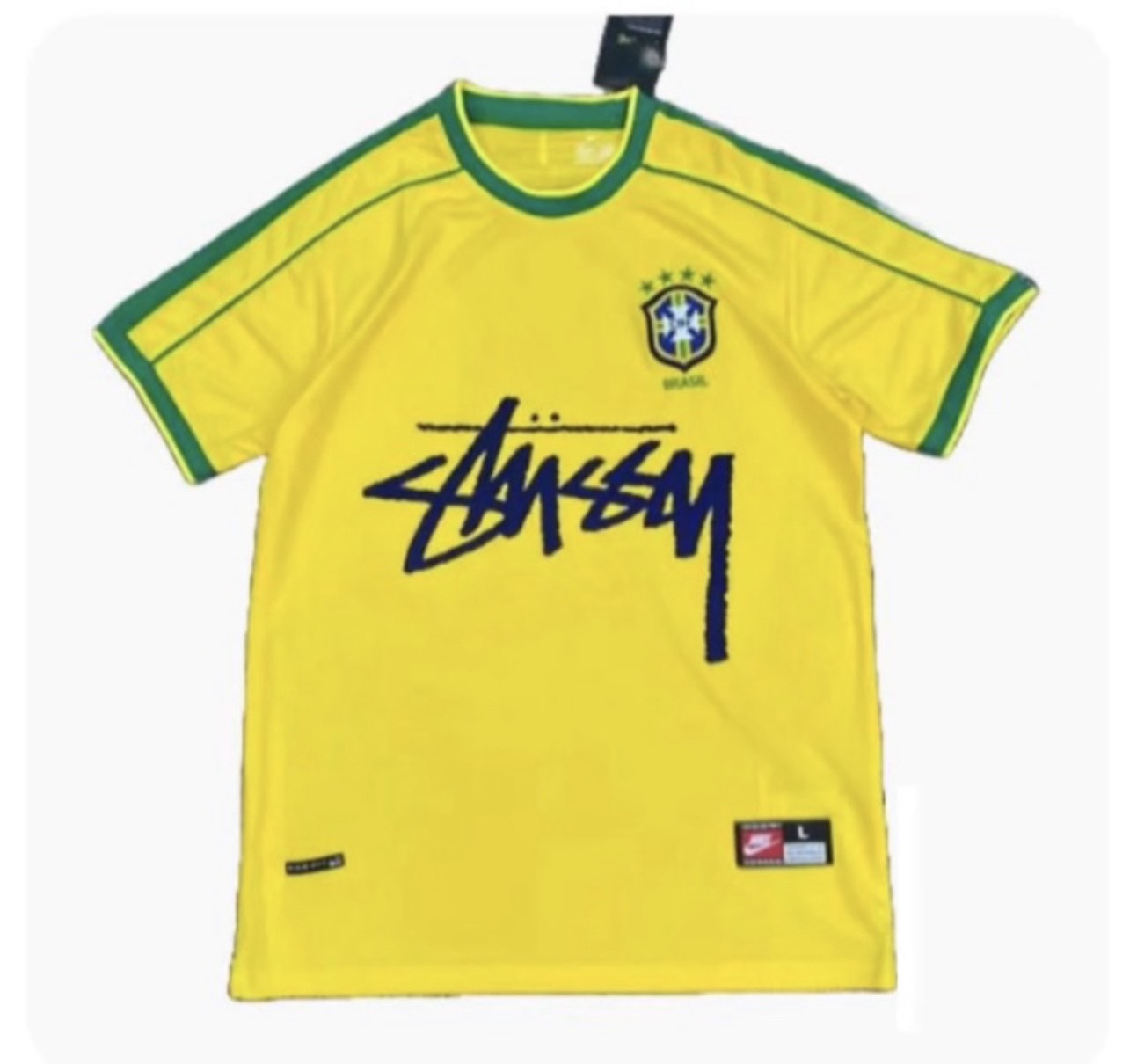 Retro Brazil (Stussy) Football Jersey